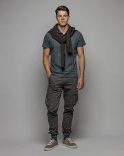 SZÜRKE FÉRFI RÖVID UJJÚ GALLÉROS PÓLÓ