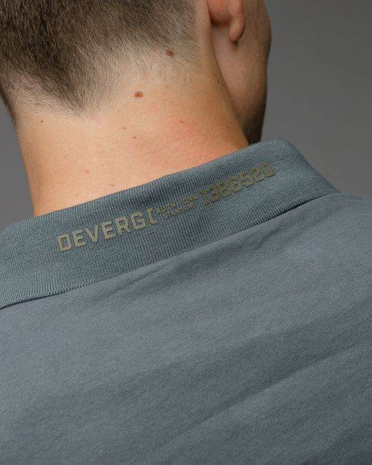 SZÜRKE FÉRFI RÖVID UJJÚ GALLÉROS PÓLÓ 1D25FW4030SS0405