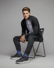 FEKETE FÉRFI CIPZÁRAS PULÓVER