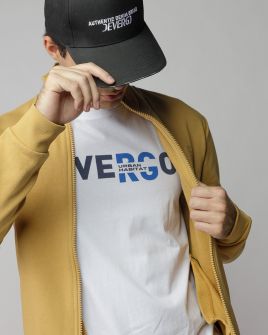 YELLOW MEN'S ZIP SWEATER 1D25FW4093KA0705