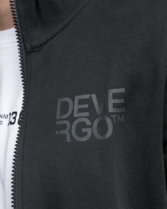 FEKETE FÉRFI CIPZÁRAS PULÓVER 1D25FW4093KA0705