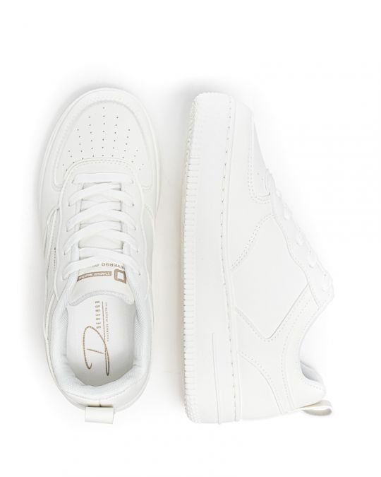 FEHÉR NŐI SNEAKER - SARA DE25FW5527PU UL