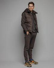 BARNA FÉRFI KAPUCNIS MELLÉNY