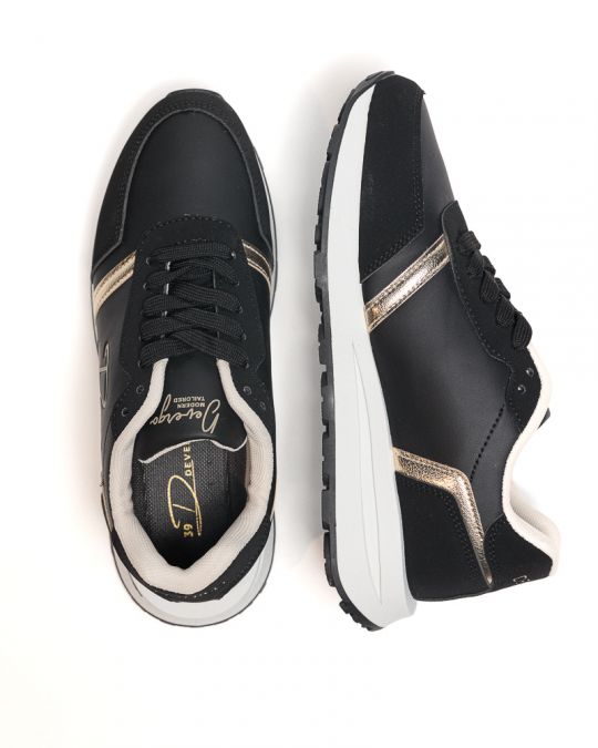 FEKETE NŐI SNEAKER - MARIA DE25FW3506PU BF