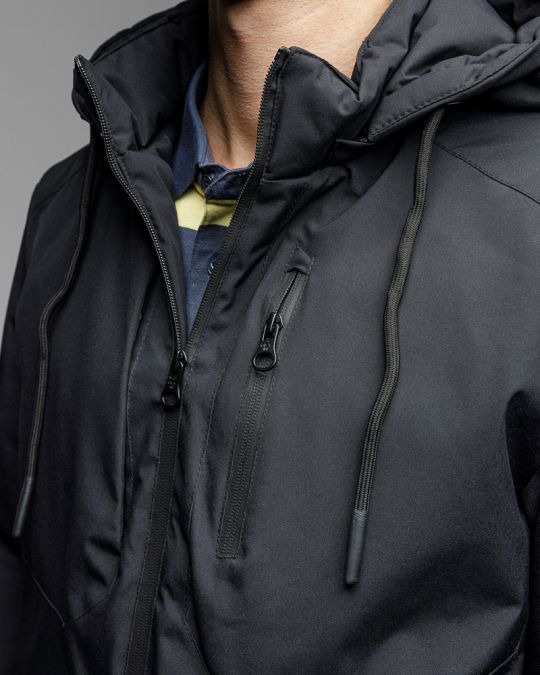 FEKETE FÉRFI DZSEKI 1D25FW3028KA1600