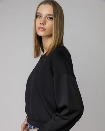 FEKETE NŐI PULÓVER 2D25FW4594LS1201