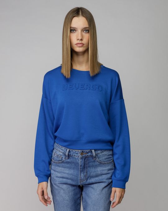BLUE WOMEN'S SWEATER 2D25FW4594LS1201