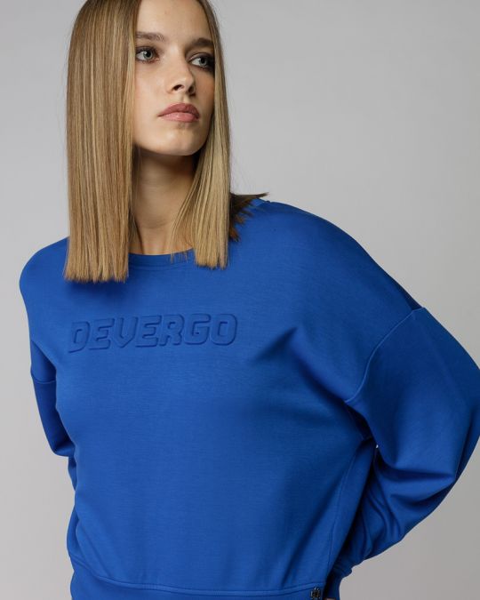 BLUE WOMEN'S SWEATER 2D25FW4594LS1201