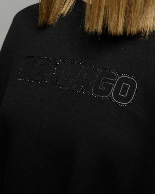 FEKETE NŐI RÖVID UJJÚ PÓLÓ 2D25FW4529SS1201