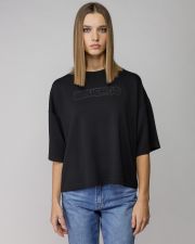 FEKETE NŐI RÖVID UJJÚ PÓLÓ