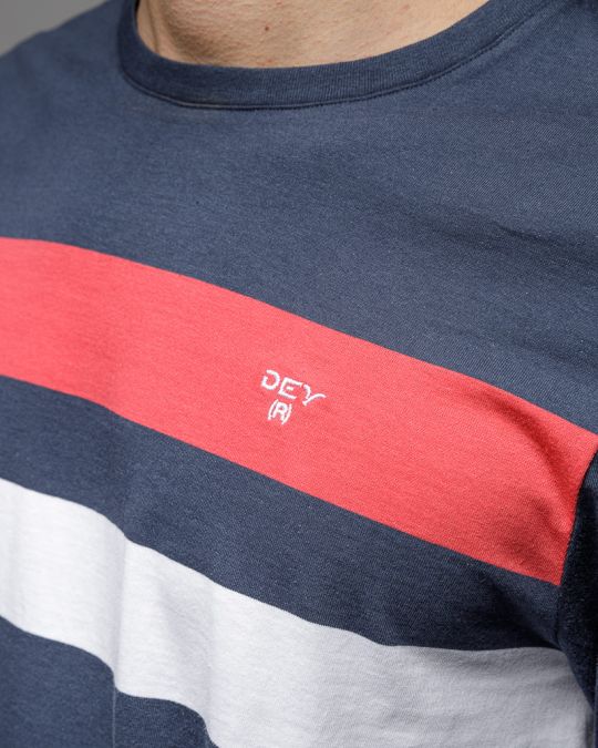 TÖBBSZÍNŰ FÉRFI HOSSZÚ UJJÚ CSÍKOS PÓLÓ 1D25FW4009LS0105