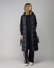 FEKETE NŐI HOSSZÚ MELLÉNY