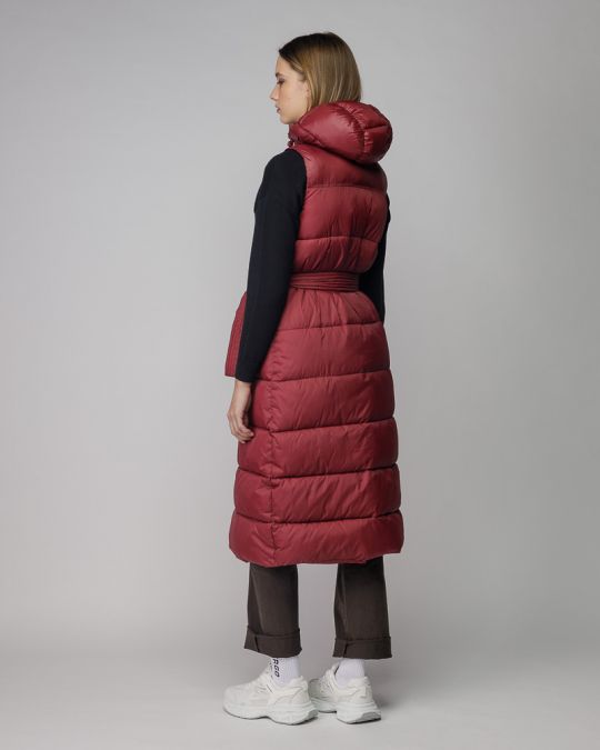 BORDÓ NŐI HOSSZÚ MELLÉNY 2D25FW7520SL1600