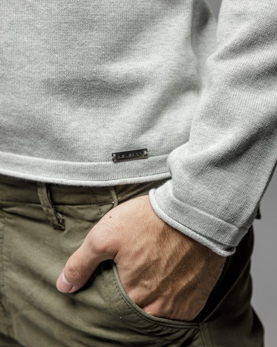 BÉZS FÉRFI VÉKONY KÖTÖTT PULÓVER 1D25FW6027LS1101