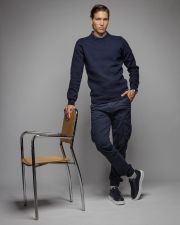 KÉK FÉRFI KÖTÖTT PULÓVER