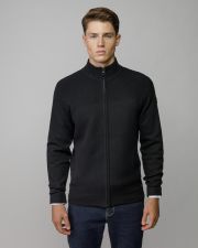 FEKETE FÉRFI KÖTÖTT KARDIGÁN