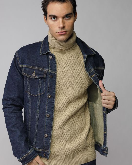 KÉK FÉRFI FARMER DZSEKI 1D25FW7077KA6106