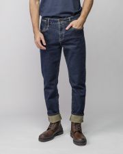 BLUE MEN'S SIDE POCKET PANTS