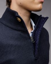 KÉK FÉRFI KÖTÖTT PULÓVER