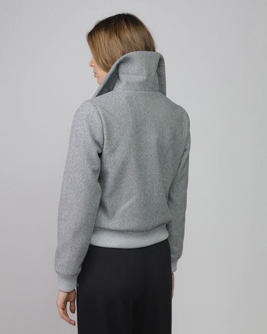 SZÜRKE NŐI SZÖVETDZSEKI 2D25FW3582KA8100