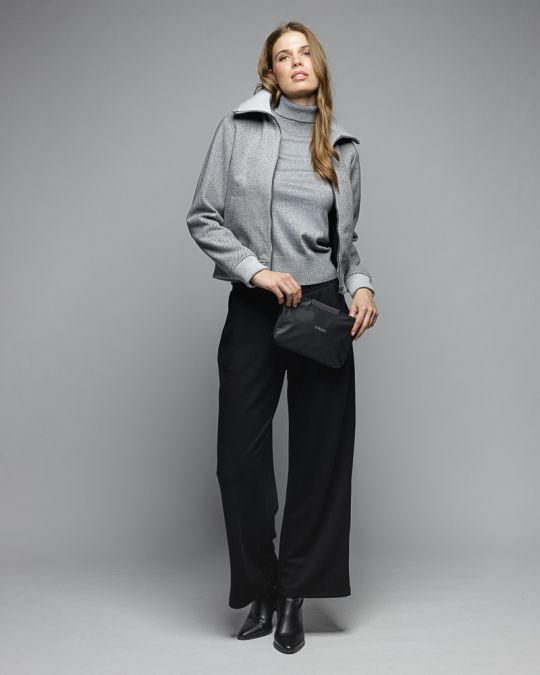 EZÜST NŐI KÖTÖTT GARBÓ PULÓVER 2D25FW6540LS1101