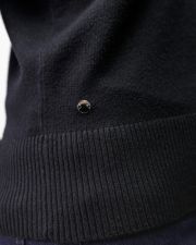 FEKETE NŐI KÖTÖTT GARBÓ PULÓVER