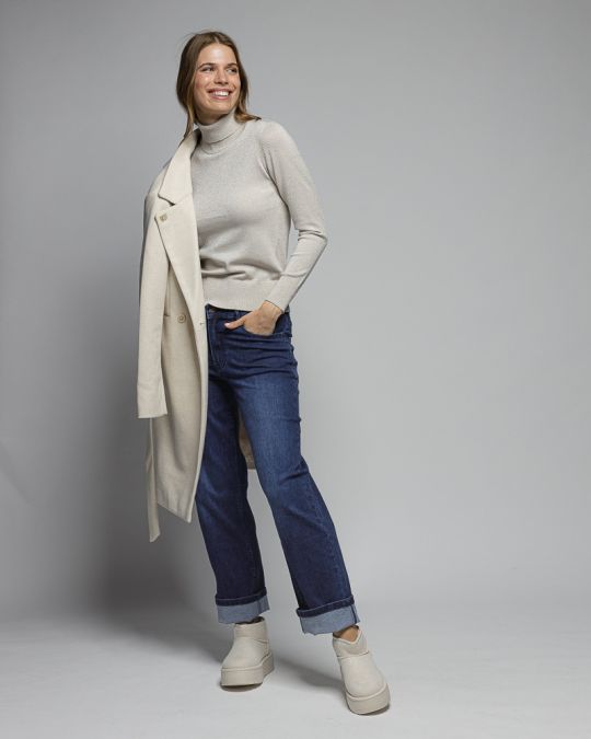 ARANY NŐI KÖTÖTT GARBÓ PULÓVER 2D25FW6540LS1101