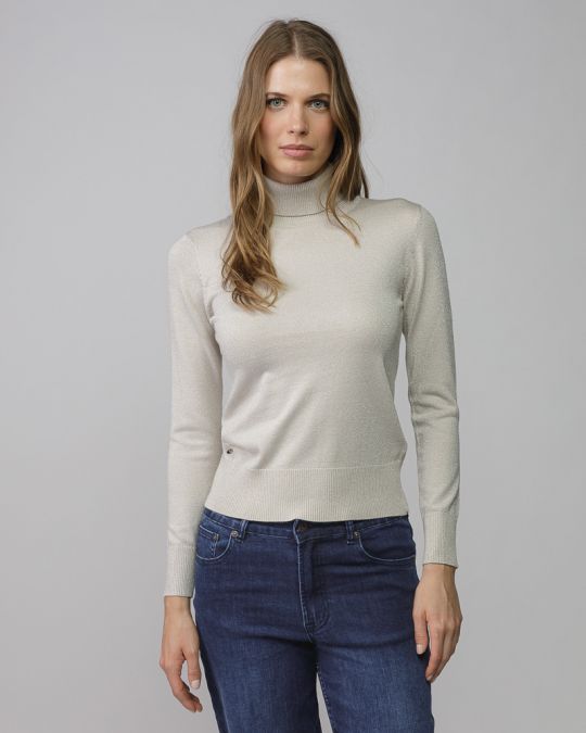 ARANY NŐI KÖTÖTT GARBÓ PULÓVER 2D25FW6540LS1101