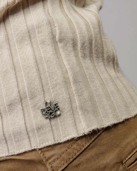 BÉZS NŐI KÖTÖTT PULÓVER 2D25FW6544LS1101