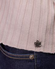 RÓZSASZÍN NŐI KÖTÖTT PULÓVER