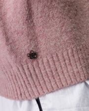 RÓZSASZÍN NŐI KÖTÖTT PULÓVER