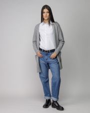 SZÜRKE NŐI KÖTÖTT KARDIGÁN