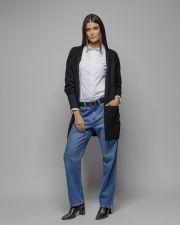 FEKETE NŐI KÖTÖTT KARDIGÁN