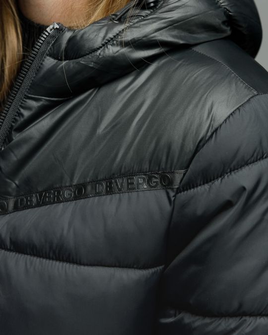 FEKETE NŐI HOSSZÚ TÉLI KABÁT 2D25FW3520KA1600