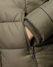 KHAKI NŐI HOSSZÚ TÉLI KABÁT