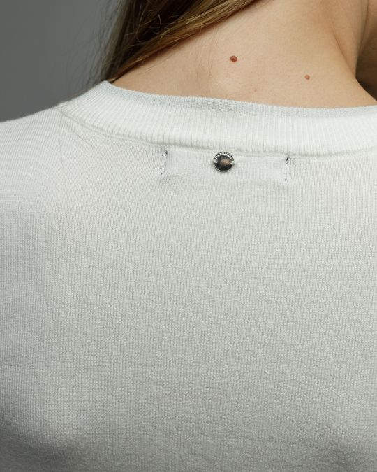 FEHÉR NŐI KÖTÖTT PULÓVER 2D25FW6542LS1101