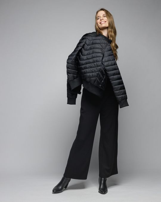 FEKETE NŐI KÖTÖTT PULÓVER 2D25FW6542LS1101