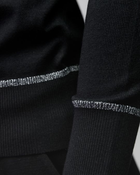 FEKETE NŐI KÖTÖTT PULÓVER 2D25FW6542LS1101