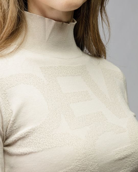 BÉZS NŐI KÖTÖTT PULÓVER 2D25FW6543LS1101