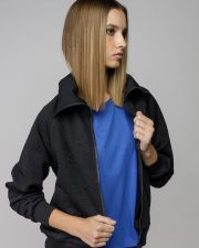 FEKETE NŐI CIPZÁRAS ZSAKÁRD PULÓVER