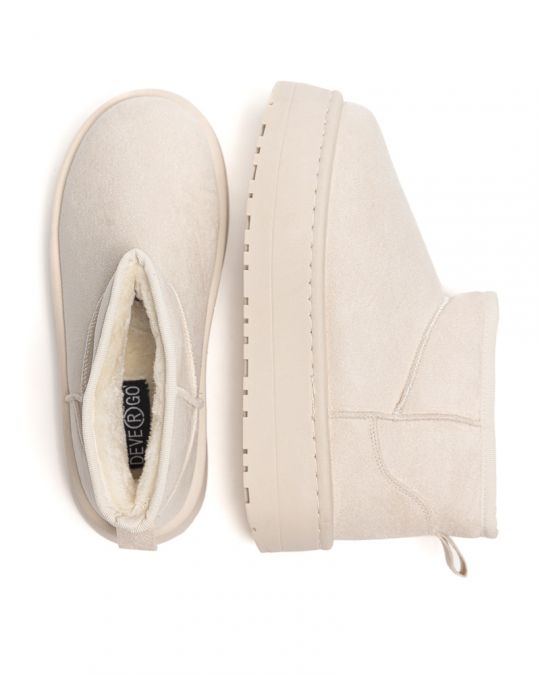 BEIGE WOMEN'S BOOTS - LIL DE25FW1505PU BF