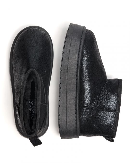 FEKETE NŐI CSIZMA - LIL DE25FW1505PU BF