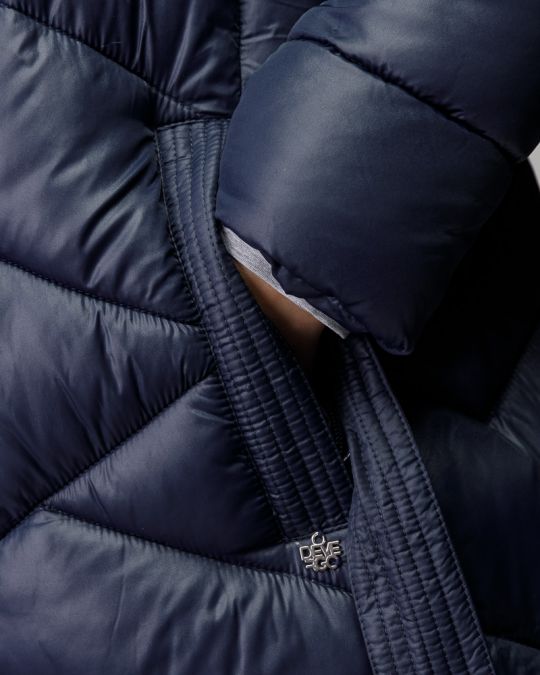 BLUE WOMEN'S LONG WINTER COAT 2D25FW3598KA1600