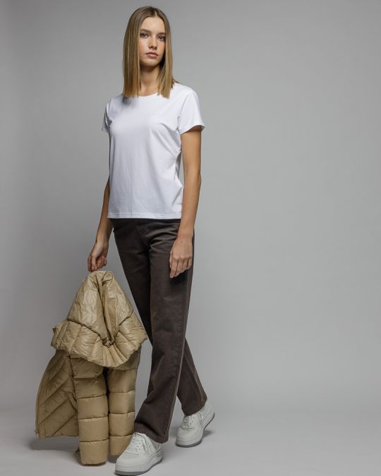 FEHÉR NŐI RÖVID UJJÚ PÓLÓ 2D25FW4524SS0105