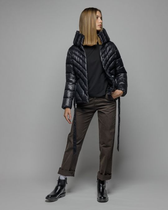 FEKETE NŐI RÖVID UJJÚ PÓLÓ 2D25FW4524SS0105