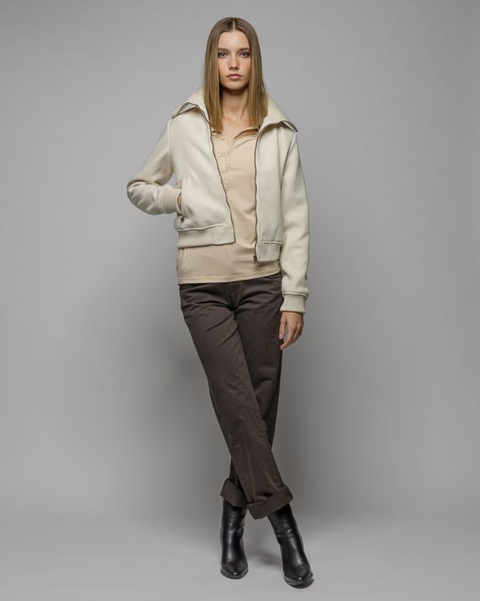 BÉZS NŐI HOSSZÚ UJJÚ GALLÉROS PÓLÓ 2D25FW4566LS0205