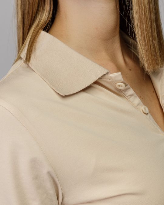 BÉZS NŐI HOSSZÚ UJJÚ GALLÉROS PÓLÓ 2D25FW4566LS0205