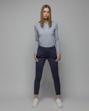 SZÜRKE NŐI HOSSZÚ UJJÚ GALLÉROS PÓLÓ