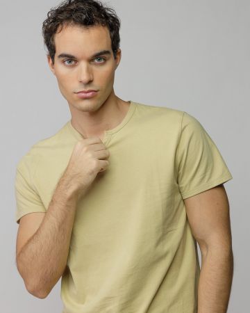 SÁRGA FÉRFI RÖVID UJJÚ PÓLÓ 1D25FW4038SS0104