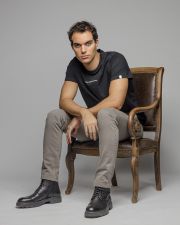 FEKETE FÉRFI RÖVID UJJÚ PÓLÓ